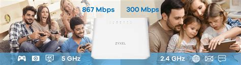 VMG3625 T50B Dual Band Wireless AC N VDSL2 Gigabit Gateway Zyxel