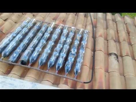 Aquecedor Solar Feito De Garrafas PET 00 Reciclando YouTube