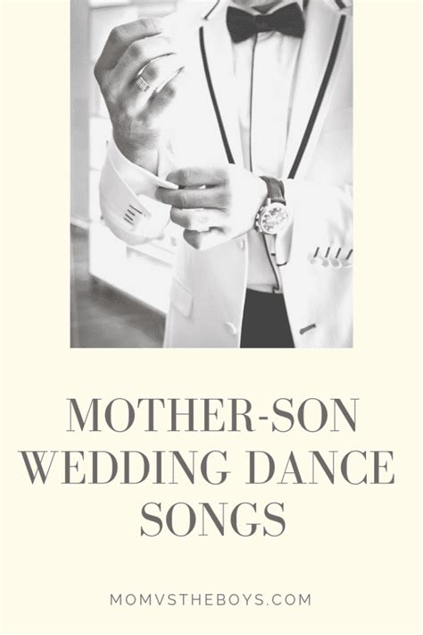 Best Mother Son Dance Songs for Weddings – Mom vs the Boys