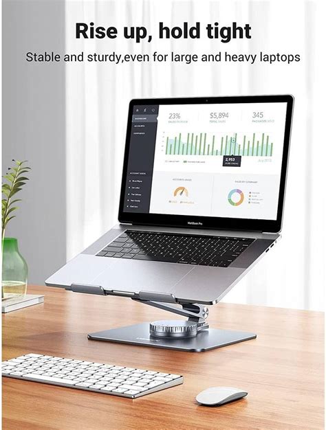 UGREEN 10173 360 Adjustable Laptop Stand Foldable Rotating Computer