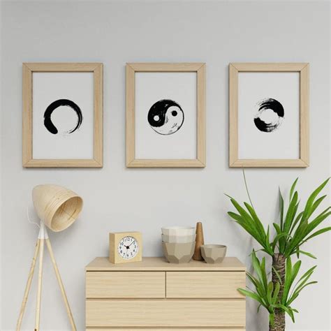 Zen Poster Zen Shape Print Zen Wall Art Zen Decoration Etsy Zen