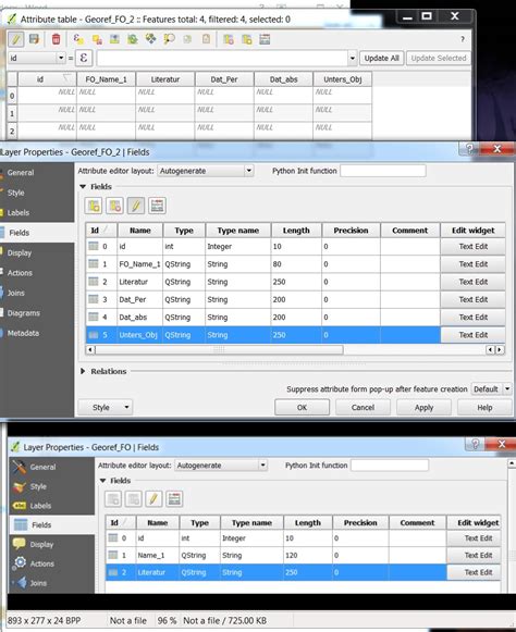 Qgis Copy And Paste Problem Attributes Not Showing Planned Hot