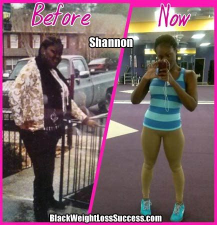 Shannon lost 137 pounds | Black Weight Loss Success