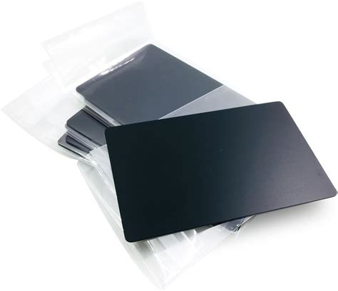 Amazon Thick Black Aluminum Metal Business Cards Anodized