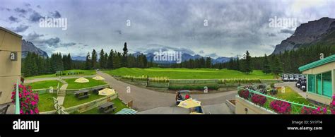 Banff Springs Golf Course Banff Alberta Canada Stock Photo Alamy