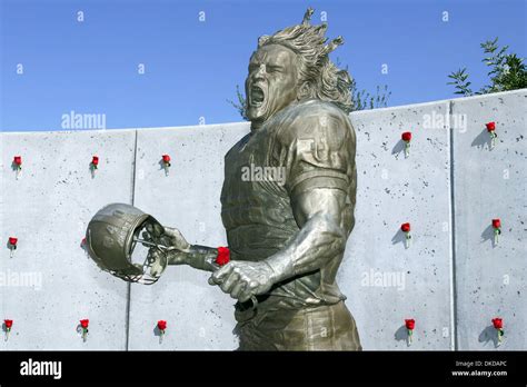 Nov. 8, 2011 - Glendale, Arizona, U.S - The statue of Pat Tillman is ...