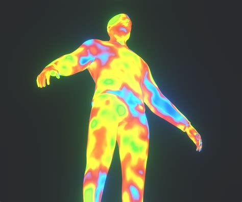 3D Model Collection Human Body Thermal Image Heatmap 3D Model VR / AR / low-poly | CGTrader