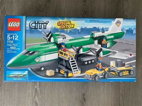 Lego City Cargo Plane 7734 New In Box Sealed Lego City Lego City