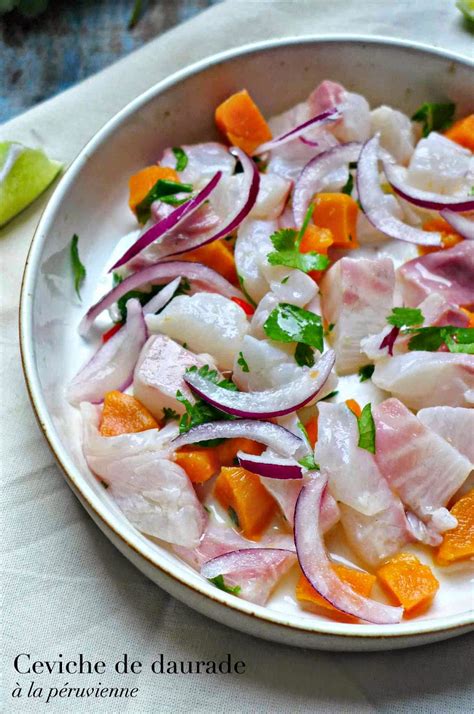 Ceviche De Daurade La P Ruvienne