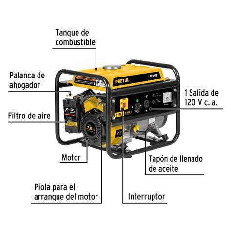 Generador Port Til Kw Motor A Gasolina Pretul Generadores