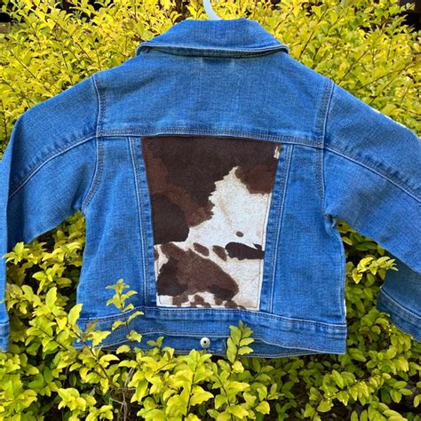 Girl Cow Print Jacket Etsy