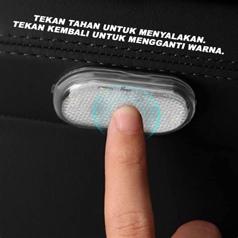 Led Lampu Interior Ll Mobil Touch Light Lampu Rgb Baca Kabin