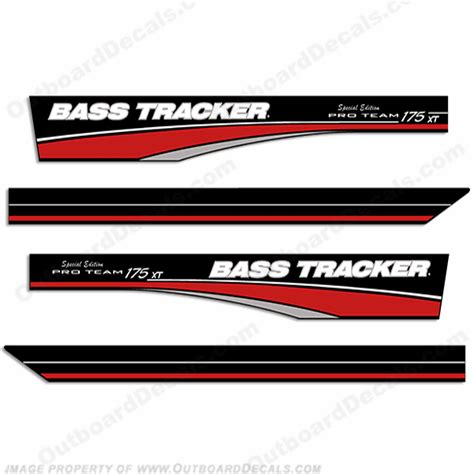 Bass Tracker Pro Team 175 Xt Decals Special Edition