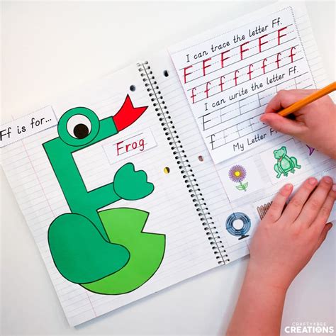 Exciting Interactive Alphabet Notebook Practicing Uppercase Letters