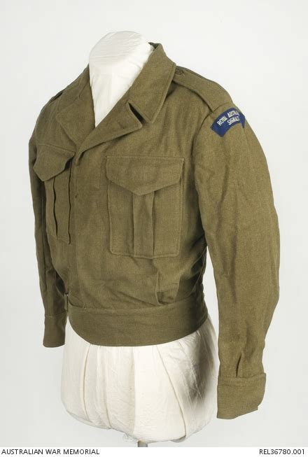 Battledress Blouse Signalman R E Hill Royal Australian Signal Corps