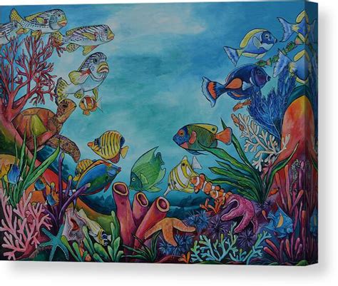 Coral Reef Underwater Painting Easy Wdrodze Pl