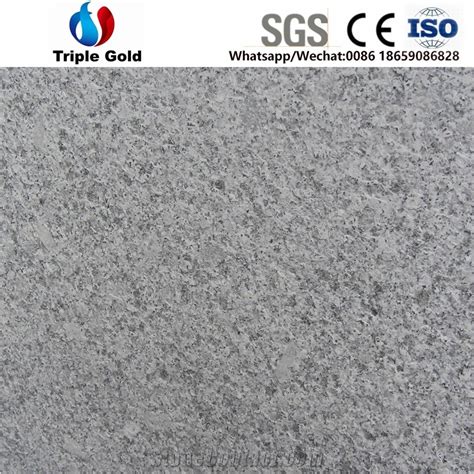 G601 Light Grey Granite Flamed Floor Tiles From China