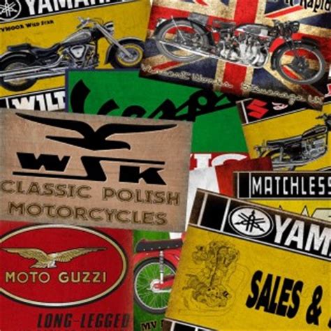 Retro motorcycle tin signs | motorcycle metal signs - Retro Metal Tin ...