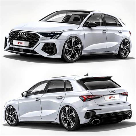 2022 Audi Rs3 Accurately Rendered Looks Like An Rs6 Hatchback