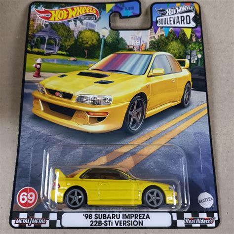 NS Hot Wheels 69 Boulevard 98 Subaru Impreza 22B STI Version Shopee Malaysia