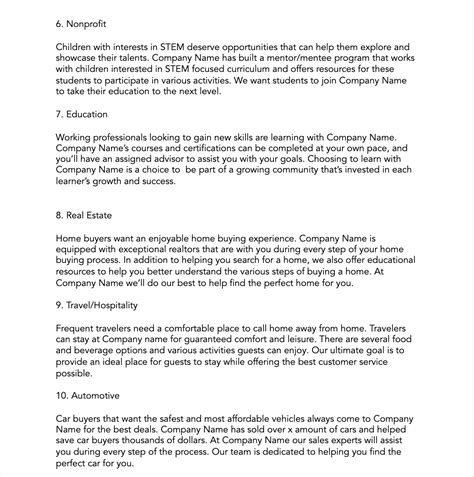 10 Positioning Statement Templates Download Now