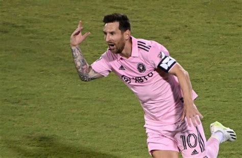 Lionel Messi Scores Twice For Inter Miami In Leagues Cup Win Vs FC