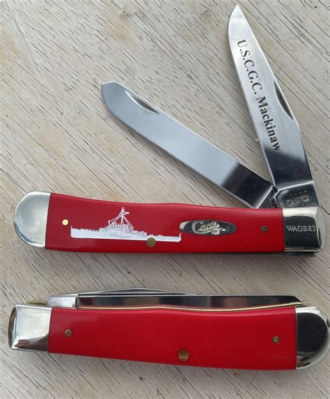 Collectable Custom Case Trapper Knife Icebreaker Mackinaw Maritime