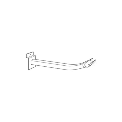 Reeve Store Equipment 96 12 Slatwall Hangrod Bracket 12 In L For 1 1