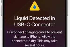 Que Faire Si Votre Iphone Affiche Liquide D Tect Dans Le Connecteur