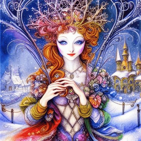 Winter Wonderland Fantasy Art Masterpiece · Creative Fabrica