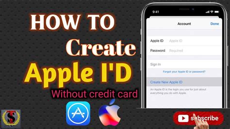 How To Create Apple Id Without Credit Card On Iphone Youtube