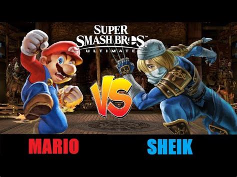 Super Smash Bros Ultimate Online Battles 369 Mario Vs Sheik YouTube