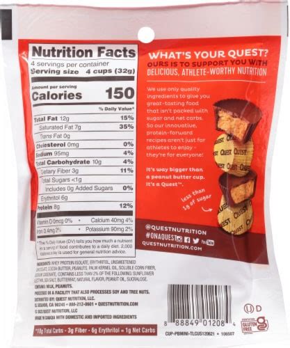 Quest Mini Peanut Butter Cups Oz King Soopers