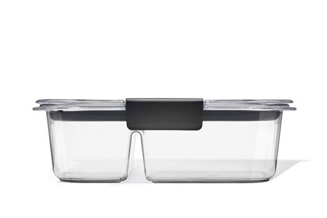 Rubbermaid® Brilliance™ Meal Prep Containers 2 Compartment Food