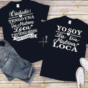 Cuidado Tengo Una Tia Madrina Loca Y No Tengo Miedo De Usarla Etsy