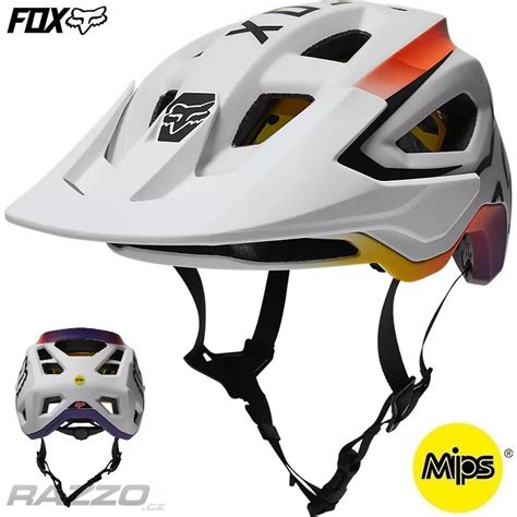 mtb helma fox speedframe helmet vnish white  cyklisticke helmy