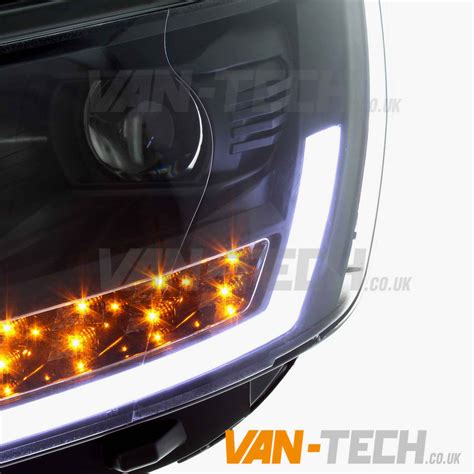 SPECIAL OFFER VW Transporter T6 LED DRL Light Bar Headlights Van Tech