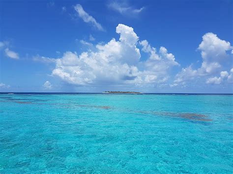 Hd Wallpaper Sea Sky Beach Vacation Clear Clear Water Clouds