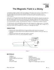 Exploring Magnetic Fields In A Slinky Lab Experiment Analysis