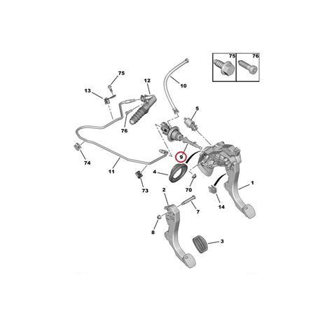 Clutch Master Cylinder Oem Citroen C4 Picasso Peugeot 308 Ii Hmk Auto