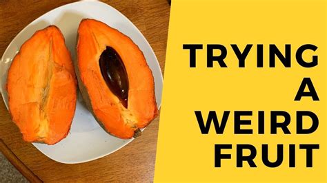 Trying Mamey Sapote For The First Time Youtube