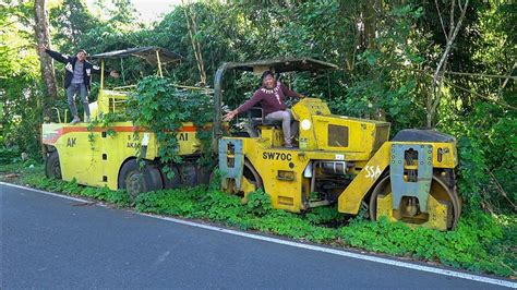 NEMUIN GELINDING DAN DUMP TRUCK DI PINGGIR JALAN YouTube