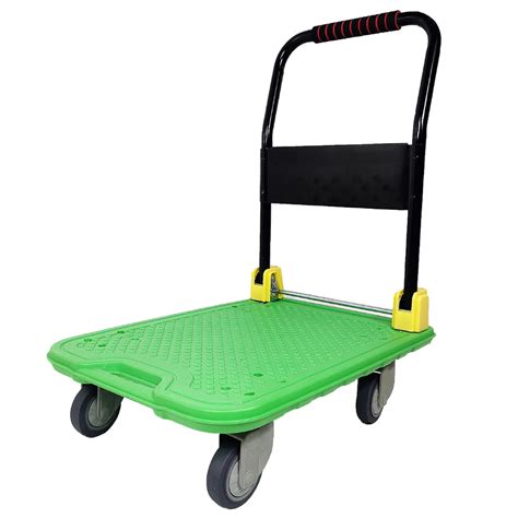 Heavy Duty Flatbed Portable Push Carts Trolleys Foldable Trolley