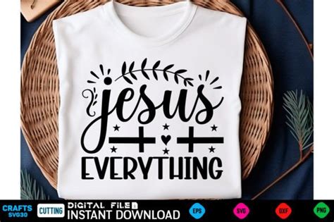 Jesus Svg Design Christian Quotes God Graphic By Craftssvg30 · Creative Fabrica