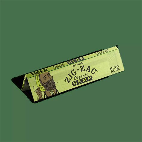 Zig Zag King Slim Organic Hemp Papers Vaping Elements