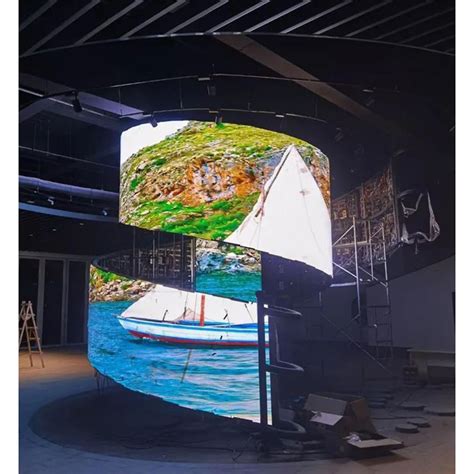 Free Sample High Resolution Indoor Hd Curved Led Display Screen