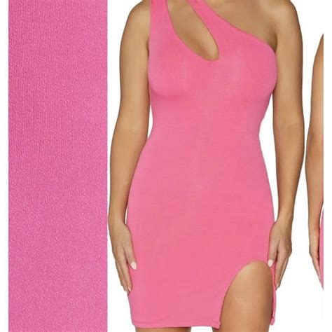 Naked Wardrobe Women S Pink Dress Depop