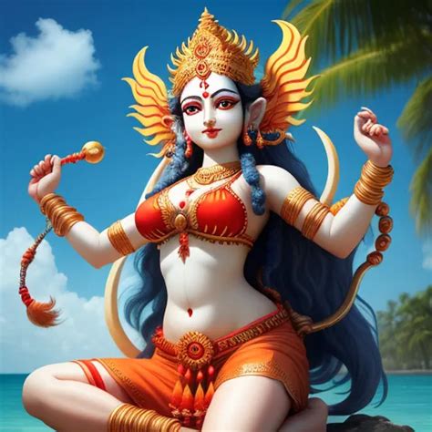1080 P Images Hindu Goddess Durga In Bikini