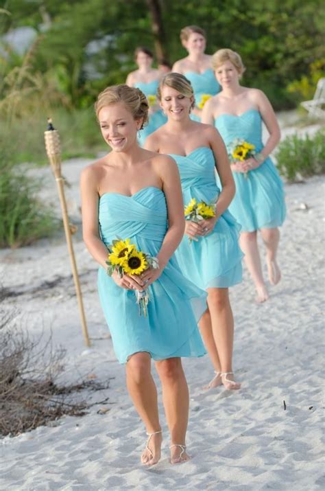 Beach Wedding Inspiration Wedding Dress Advisor Beach Bridesmaid