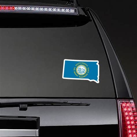 South Dakota Flag State Sticker